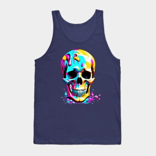 skull art design Tank Top